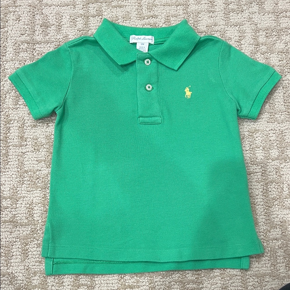 NWOT Ralph Lauren Kids Polo Shirt in Vibrant Green